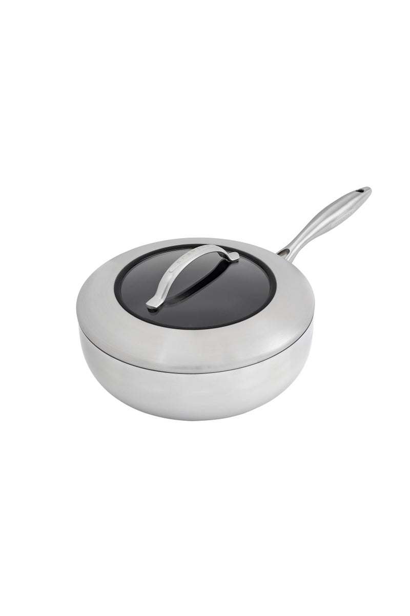 Scanpan - 65082600 Scanpan CTX Covered Deep SautÃ¨ Pan, 4 Quart, Silver - Image 1
